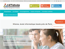 Tablet Screenshot of hitema.fr
